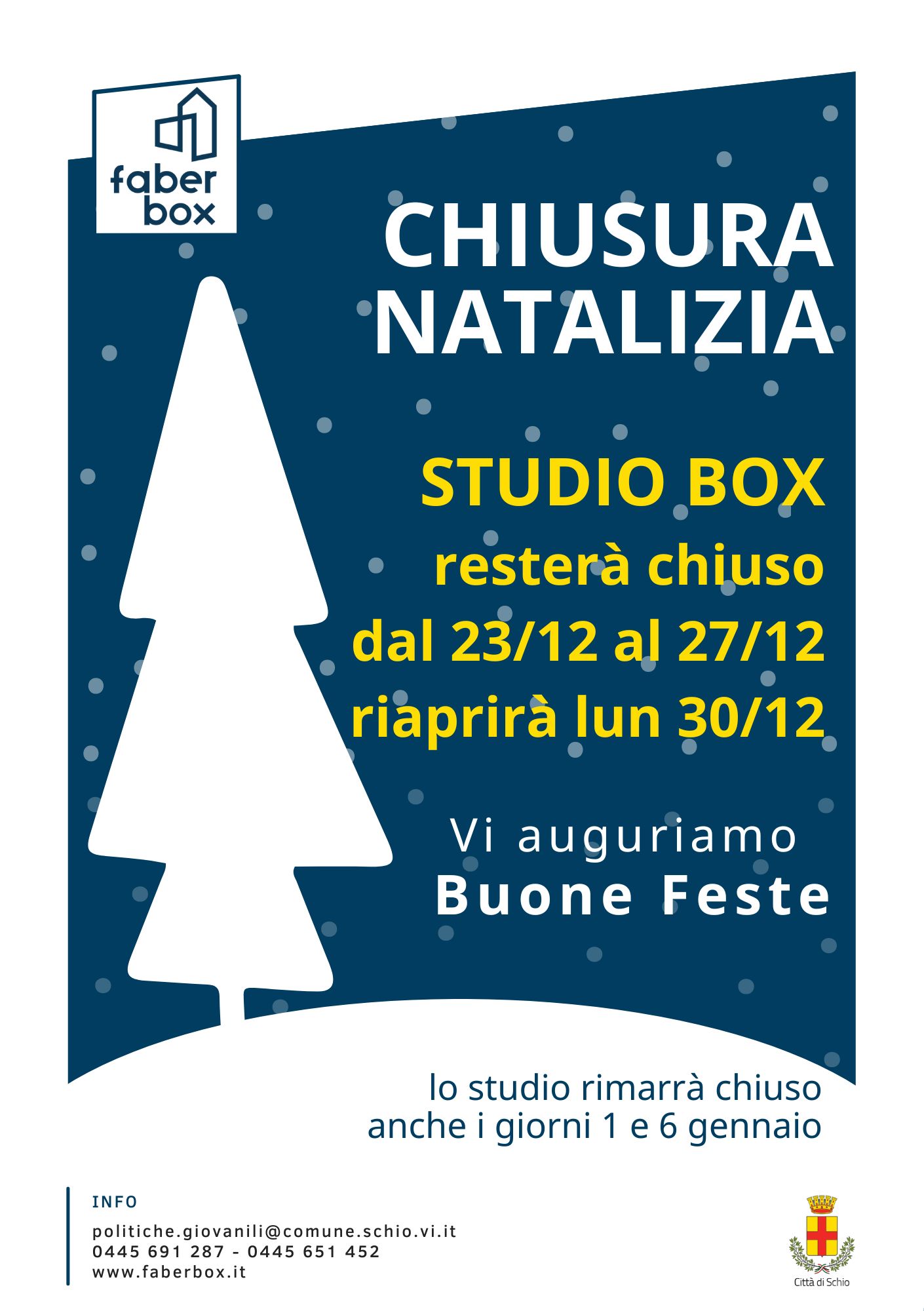 Apertura e chiusura Studio Box