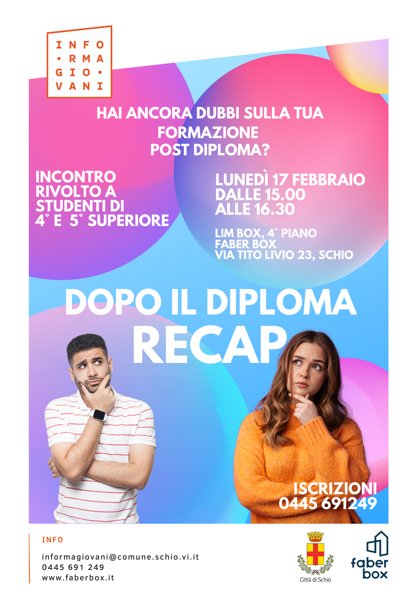 Dopo il diploma RECAP!